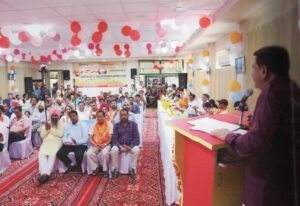 Addressing the Parents & Well Wishers