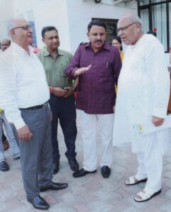 Discussion with President of Avantika Award  & Regional Director of DAV Samana