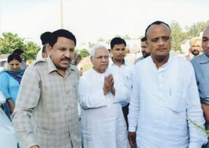 Escorting Shri Vijay Kumar Chopra Ji (Chairman Punjab Kesari Group)