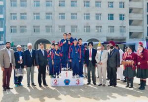 Appreciating the Winners with Medals