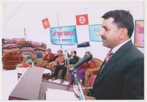 Delivering the Speech at DAV Badshahpur