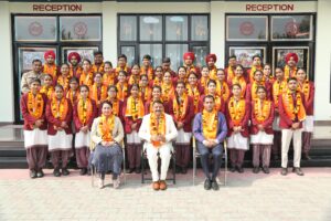 Group Photo with Students of Class-12 Commerce