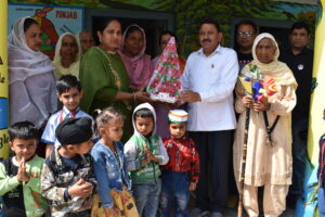 Warm Welcome by Staff of Govt. School