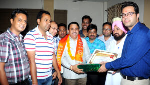 Token of Love received by Lions Club Samana