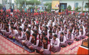 Students attending the Annual Result Declaration Day