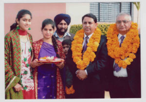 Honored by Students of Worthy Principal & Mr Vijay Kumar (RD)