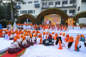 School Music Choir reciting the Shabad